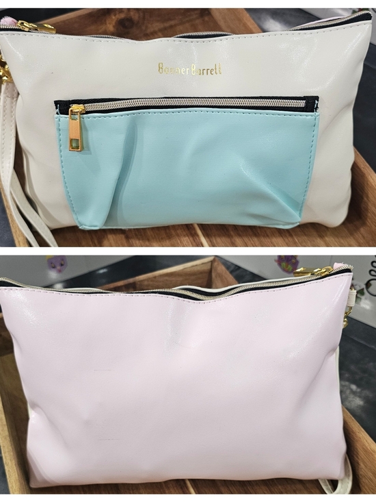 Banner Barrett Handbags - 🔥JAPANESE EXCLUSIVE🔥 Banner Barrett Clutch-Style Bi-Color Pouch